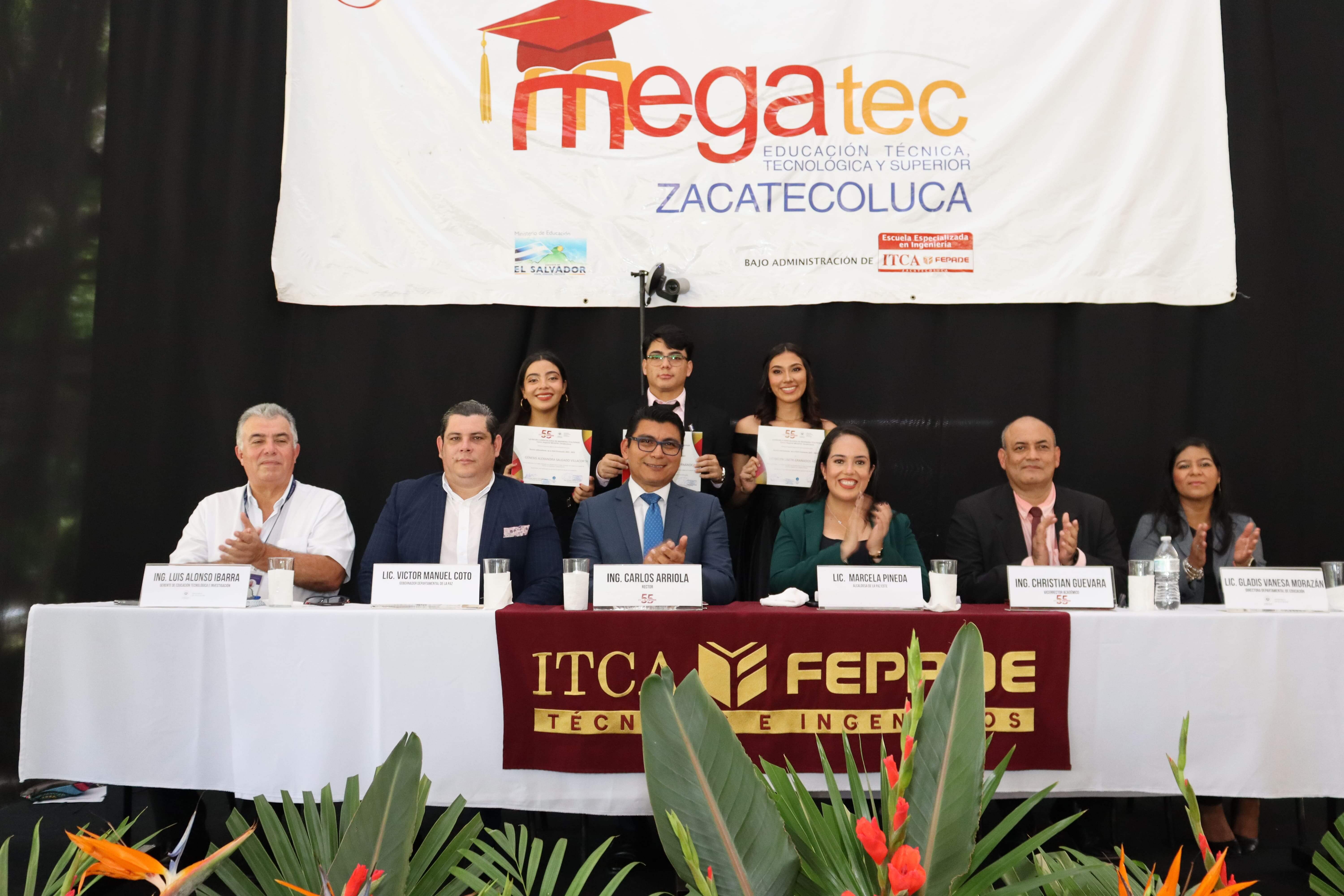 ITCA ZACATECOLUCA CELEBRA LA GRADUACIÓN DE 312 NUEVOS TÉCNICOS