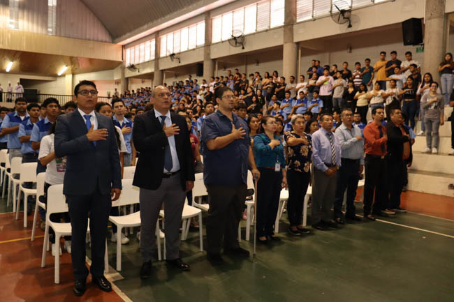 CONMEMORAMOS EL 203° ANIVERSARIO DE LA INDEPENDENCIA DE EL SALVADOR Y SE INAUGURARON LAS ACTIVIDADES EN EL MARCO DE LOS 55 AÑOS DE EXCELENCIA EDUCATIVA DE ITCA-FEPADE